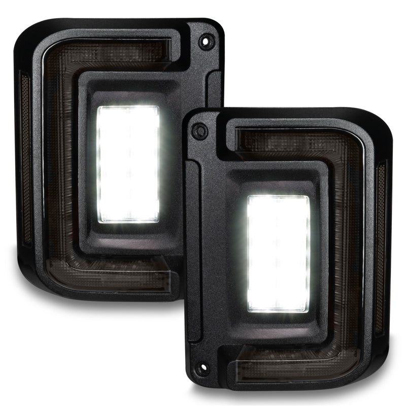 ORACLE Lighting Oracle 07-17 Jeep Wrangler JK Flush Mount LED Tail Lights - Tinted 5891-504-T 5891-504-T Photo - out of package