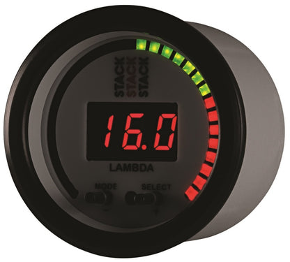 Autometer Stack 52mm Pro-Control Wideband Air/Fuel Ratio (Lambda) Gauge - White ST3404 ST3404 User 3