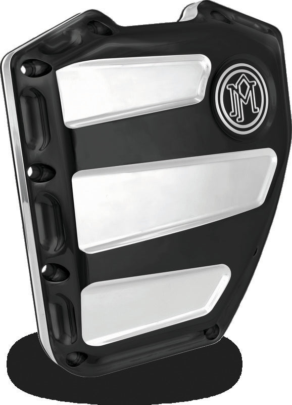 Performance Machine Twin Cam Scallop Timing Cover - Contrast Cut Platinum 0177-2020-BMP 0177-2020-BMP Photo - Primary