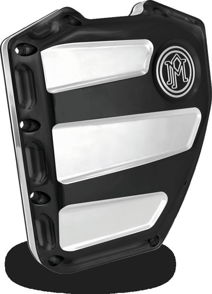 Performance Machine Twin Cam Scallop Timing Cover - Contrast Cut Platinum 0177-2020-BMP 0177-2020-BMP Photo - Primary