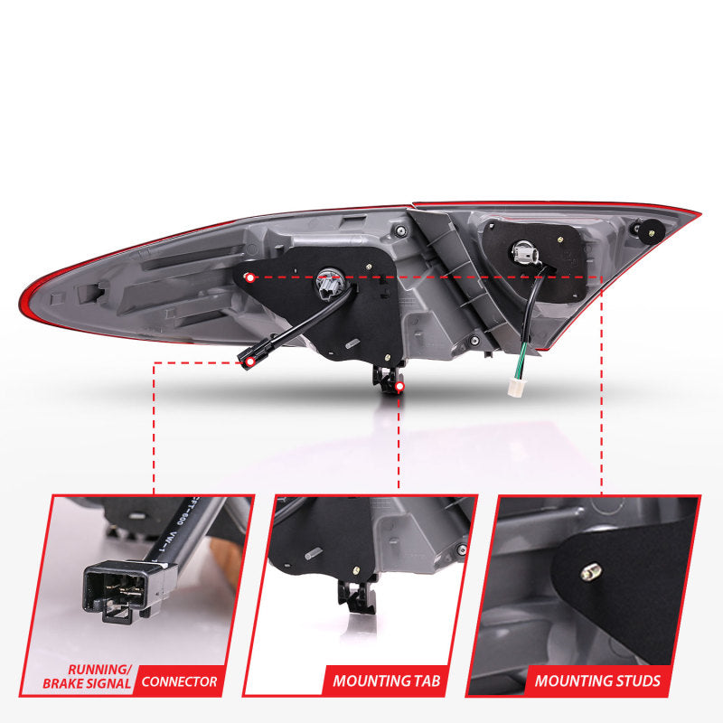 Anzo 2015-2016 Toyota Camry LED Taillights Smoke 321336 Photo - Unmounted