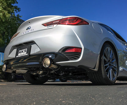 HKS 2017 Infiniti Q60 Full Dual Muffler 31014-KN001 Photo - Primary
