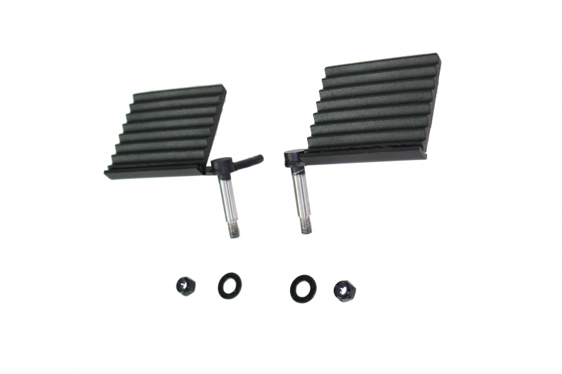 Fishbone Offroad 76-06 Jeep CJ YJ TJ Wrangler Foot Peg Set Gloss - Black FB21078 FB21078 User 1