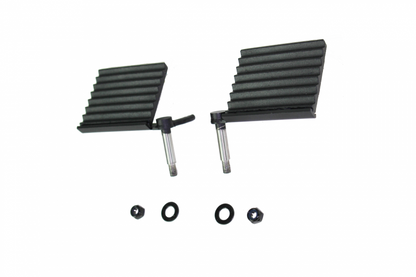 Fishbone Offroad 76-06 Jeep CJ YJ TJ Wrangler Foot Peg Set Gloss - Black FB21078 FB21078 User 1