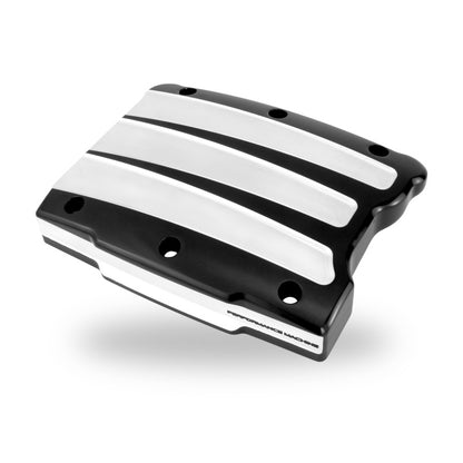 Performance Machine Twin Cam Scallop Rocker Cover - Contrast Cut Platinum 0177-2021-BMP 0177-2021-BMP Photo - Primary