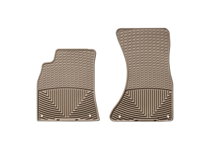 WeatherTech 09-13 Audi A4/A5 Front Rubber Mats - Tan W111TN W111TN Photo - Primary