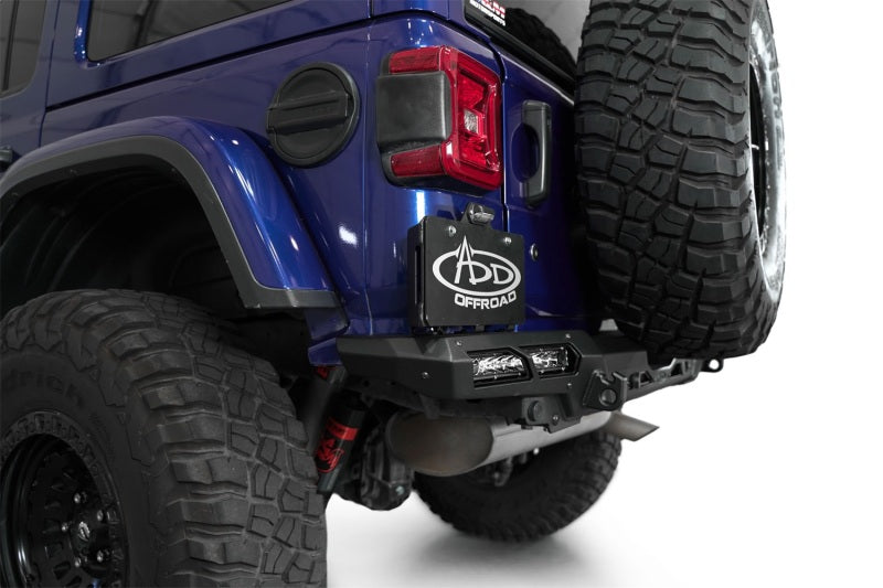 Addictive Desert Designs ADD 18-24 Jeep Wrangler JL Phantom Rear Bumper R960191190103 R960191190103 Photo - Mounted
