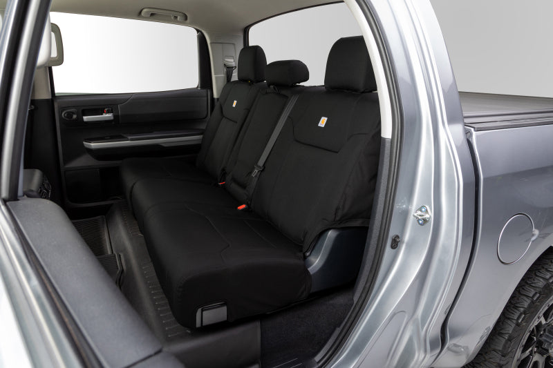 Covercraft 11-16 Ford F250 Carhartt Super Dux PrecisionFit Custom Second Row Seat Covers - Black GTF464COBK GTF464COBK Photo - out of package