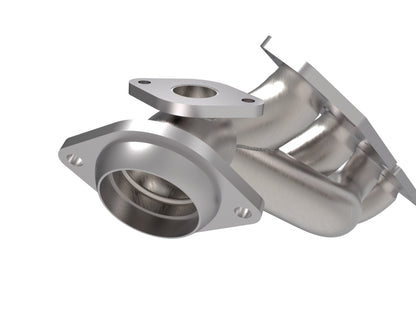 aFe Power Twisted Steel 304SS Shorty Header 19-21 Ram 2500/3500 V8-6.4L 48-32029 48-32029 Photo - Close Up