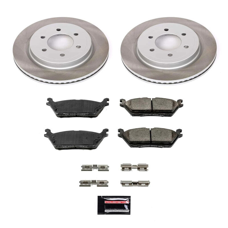 PowerStop Power Stop 18-21 Lincoln Navigator Rear Semi-Coated Rotor Kit SC8030 SC8030 Photo - Primary