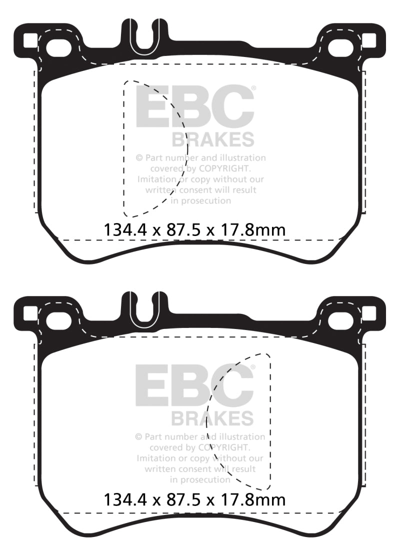 EBC Disc Brake Pad Set DP42179R Photo - Primary