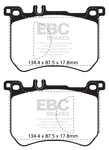 EBC Disc Brake Pad Set DP42179R Photo - Primary