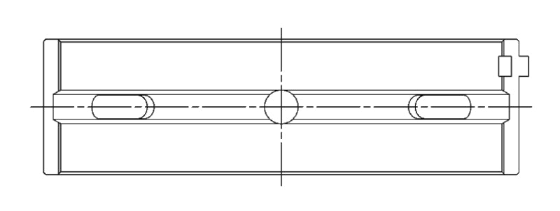 ACL GTR Standard Sized High Performance Main Bearing Set (Version 4 Block) 1M2505H-STD-4 1M2505H-STD-4 Technical Drawing
