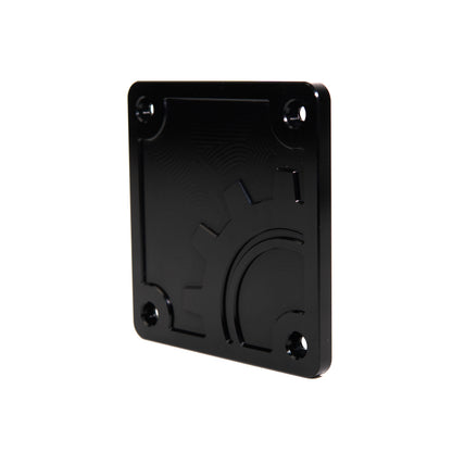 BuiltRight Industries 2020 Jeep Gladiator Bed Plug Plate Cover (Alum) - Black 110014 110014 Photo - Mounted