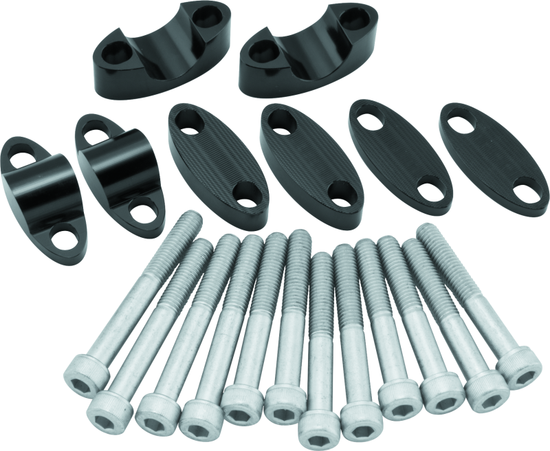 BikeMaster Aluminum Handlebar Risers 7/8in - Black 151987 151987 Photo - Primary