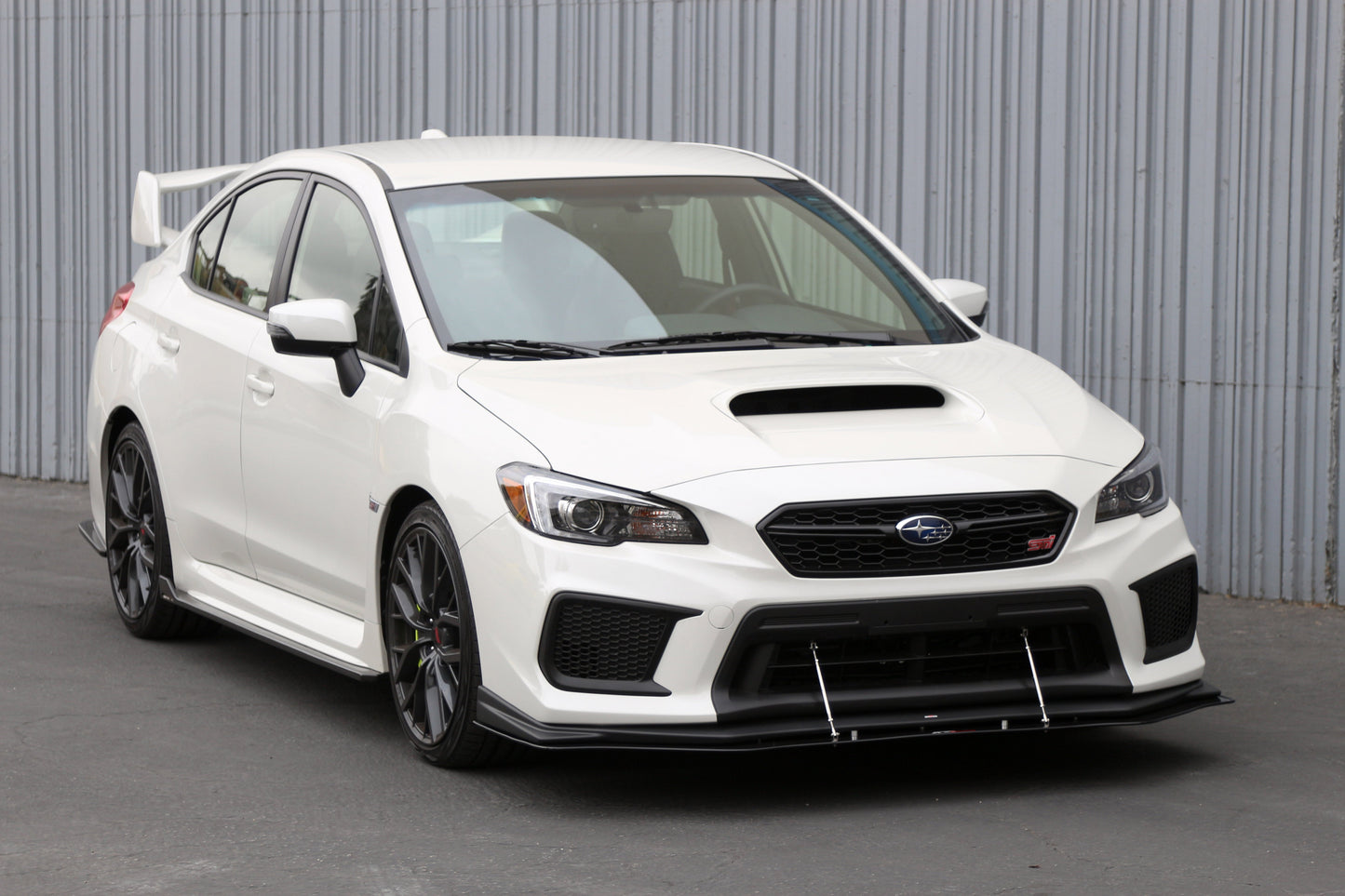APR Subaru WRX/ STI Carbon Fiber Wind Splitter w/ Rods 2018-2021 (OEM Lip)
