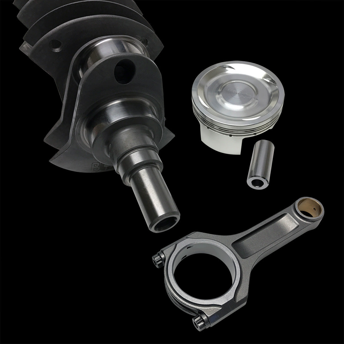 Brian Crower Subaru EJ 257 Stroker Kit - 83mm Stroke/I-Beam Extreme Rods w/101mm Bore x 9.5:1 BC0626-CLR