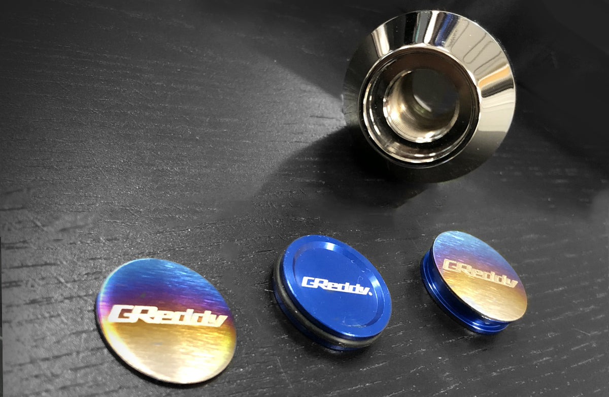GReddy Titanium GReddy Disk Emblem - for Type-A Shift Knob