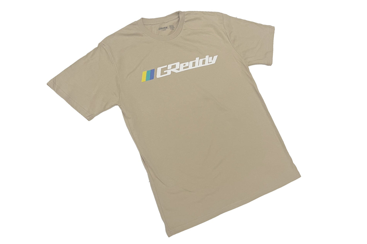 GReddy OG Logo Tee (with 3 stripes) - Sand