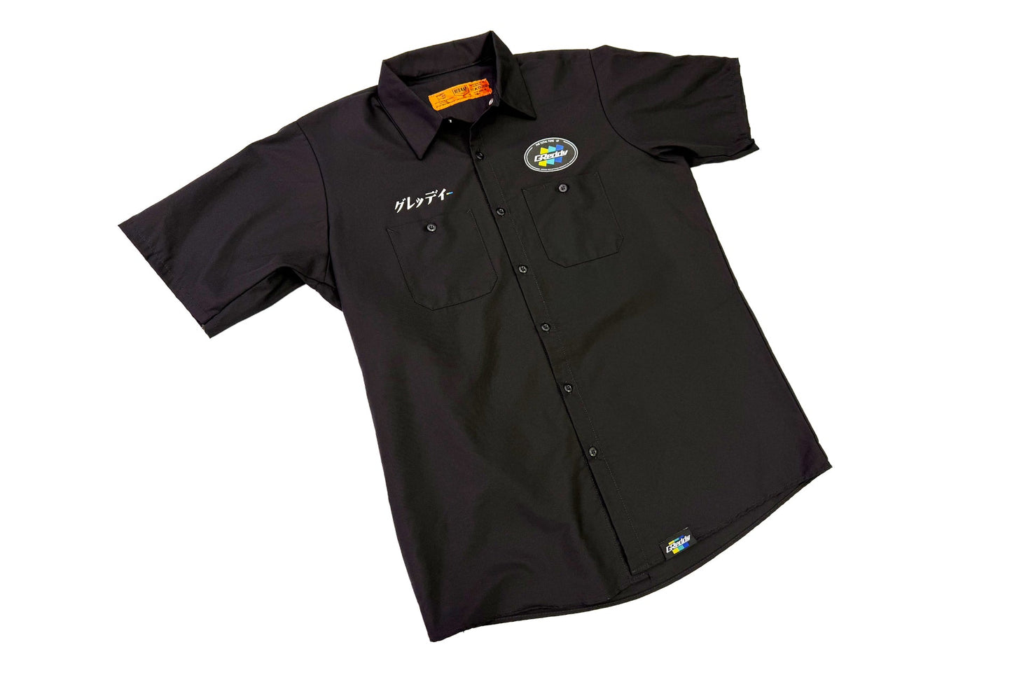 GReddy NEW! GReddy Mechanic's Button-up Work Shirt(s) V3 - Black