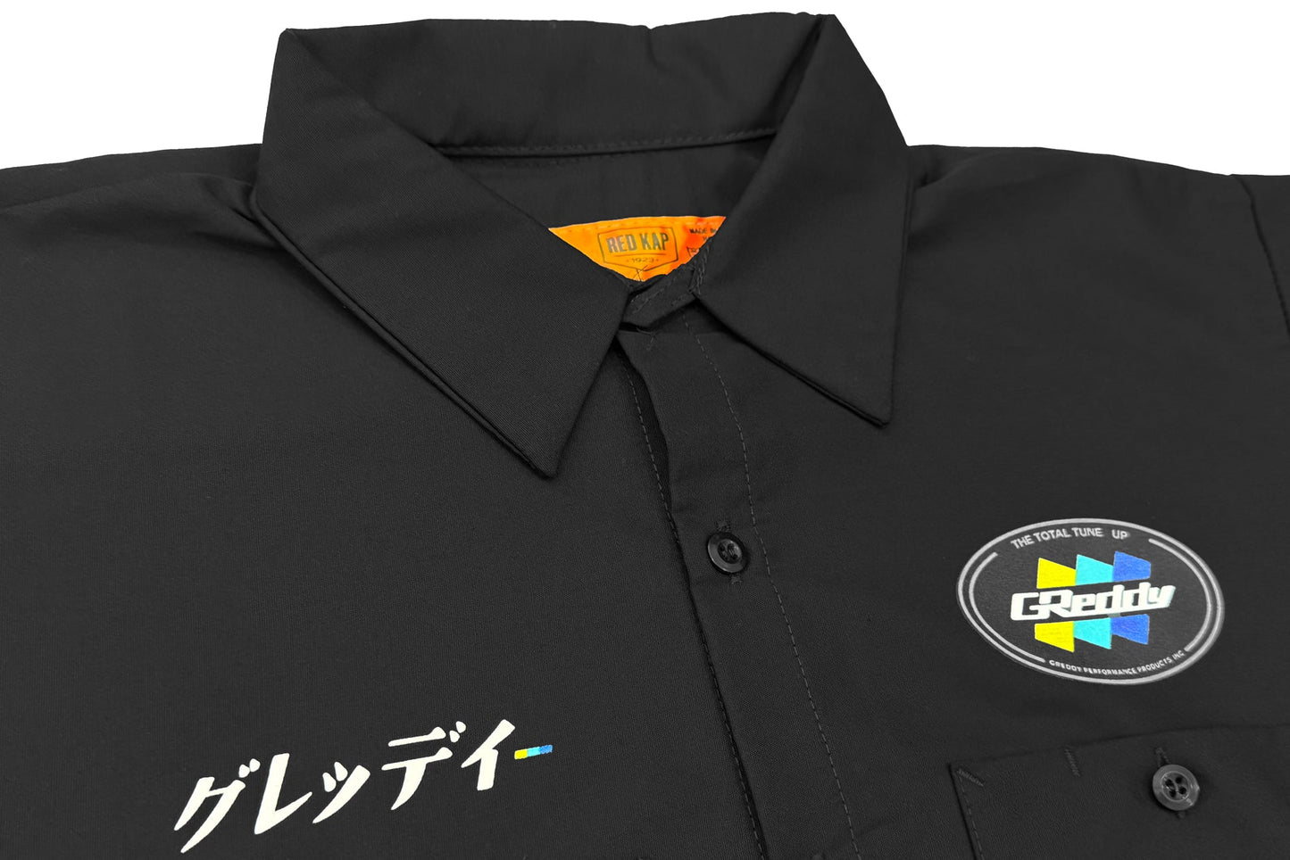 GReddy NEW! GReddy Mechanic's Button-up Work Shirt(s) V3 - Black