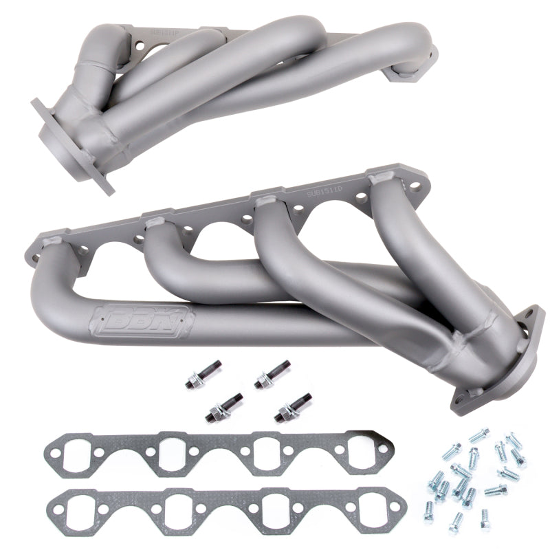 BBK Performance 79-93 Mustang 351 Swap 1-5/8 Shorty Headers Chrome 1511 User 1