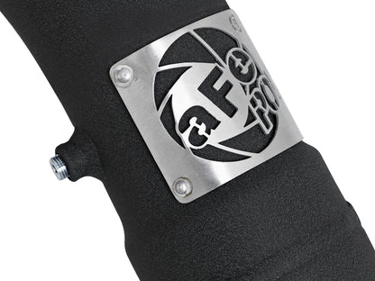aFe BladeRunner Intercooler Tube Cold Side Black Ford F-150 Raptor 2017 V6 46-20299-B Photo - Close Up