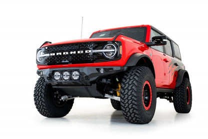 Addictive Desert Designs 21-22 Ford Bronco Bomber Front Bumper (w/ 3 Rigid 360 Mounts) F230194130103 F230194130103 Photo - Mounted