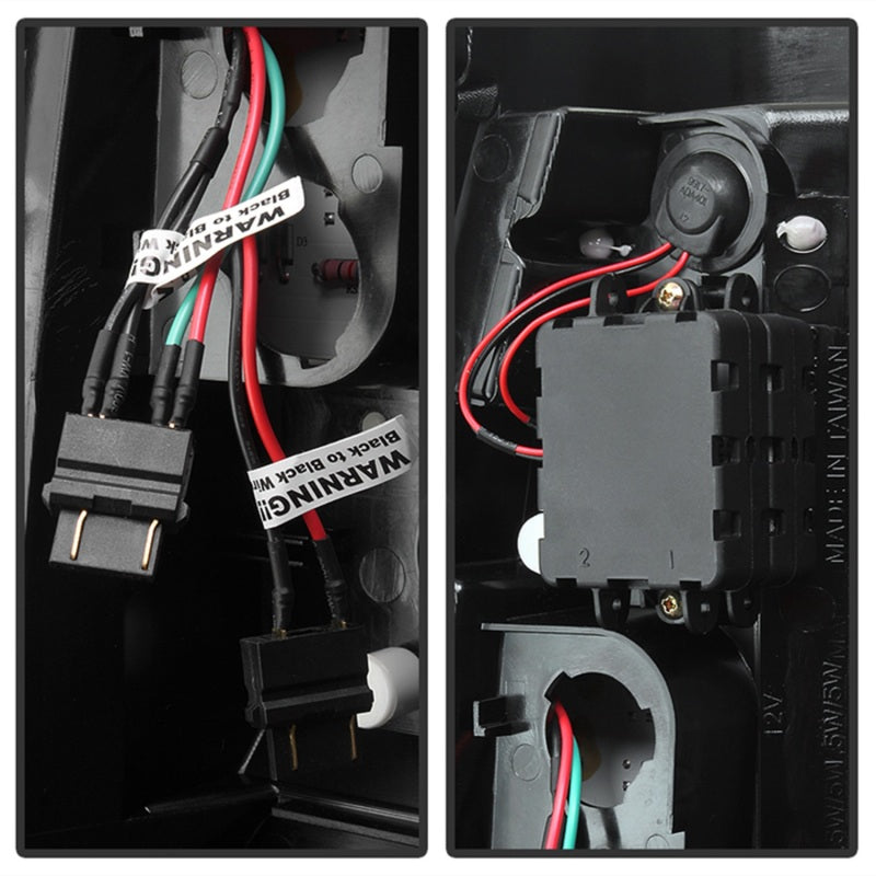 Spyder 03-06  Chevy Silverado (Does Not Fit Stepside) Version 2 LED Tail Lights - Black Smoke 5083272 5083272 Photo - Unmounted