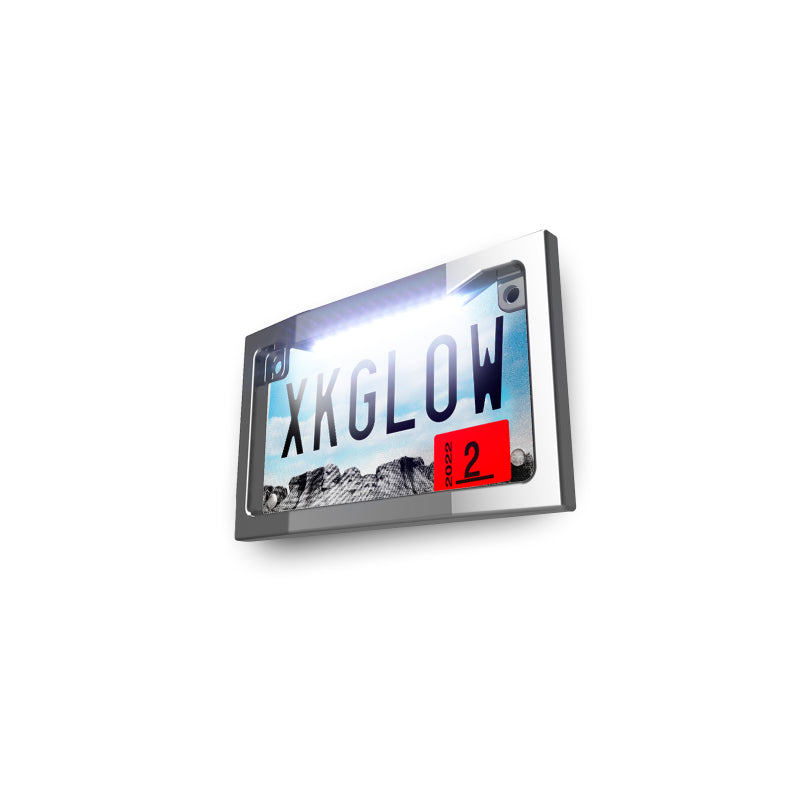 XKGLOW Led License Plate Frame Chr XK034019-W XK034019-W User 1