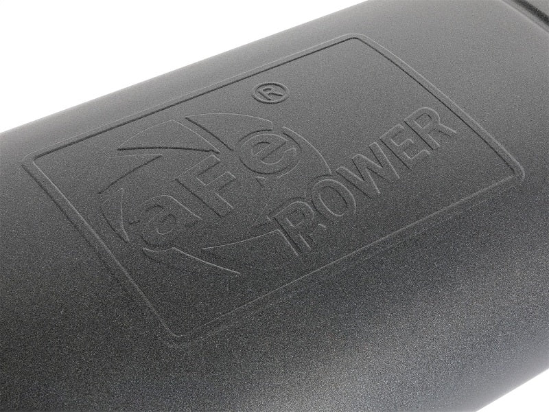 aFe MACH Force-Xp 409 Stainless Steel Muffler w/ High-Temp Black finish 49M00016-B Photo - Unmounted