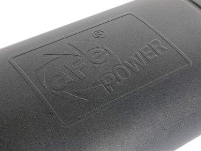 aFe MACH Force-Xp 409 Stainless Steel Muffler w/ High-Temp Black finish 49M00016-B Photo - Unmounted