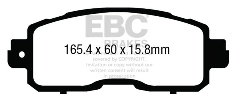 EBC Disc Brake Pad Set DP23011 Photo - Primary