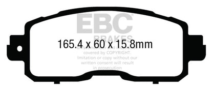 EBC Disc Brake Pad Set DP23011 Photo - Primary