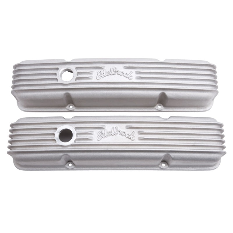 Edelbrock Valve Cover, Classic Series, Chevrolet, 1959-1986 262-400 CID V8 41449 Photo - Unmounted