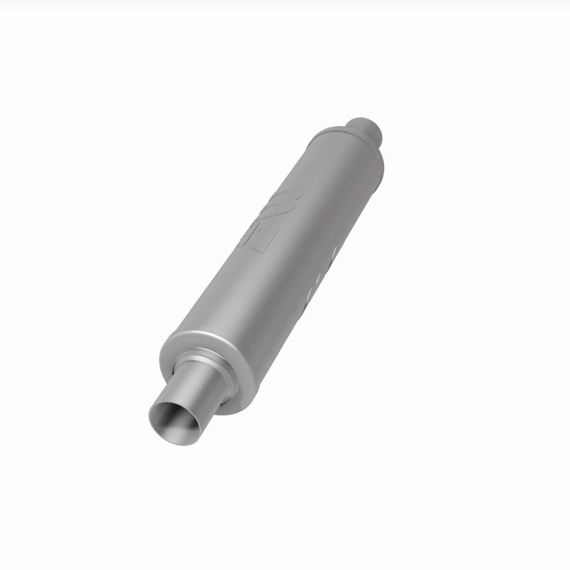 MagnaFlow 4" Round Center/Center Straight Through Performance Muffler 10424 360 Degree Image Set