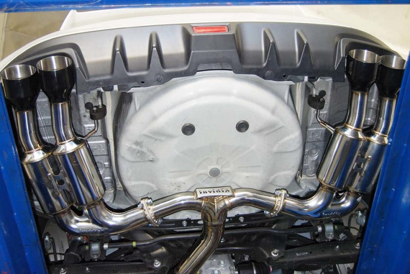 Invidia 2015+ Subaru WRX / STI Gemini/R400 Single Layer Quad Black Tip Cat-Back Exhaust HS15STIGM4SB HS15STIGM4SB User 1
