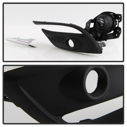 Spyder 17-18 Mazda 3 OEM Style Full LED Fog Light w/Switch - Clear (FL-MM32017-LED-C) 9043192 9043192 Photo - Unmounted