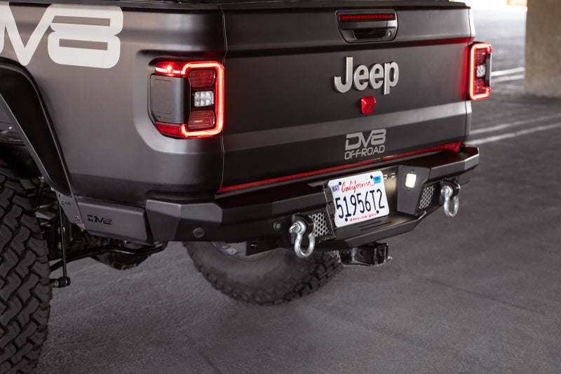 DV8 Offroad 20-23 Jeep Gladiator JT MTO Series Rear Bumper RBGL-06 RBGL-06 Photo - Unmounted
