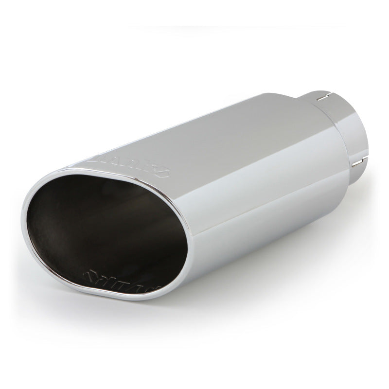 Banks Power Tailpipe Tip Kit - Ss Obround Slash Cut - Chrome - 4in Tube 52926 Photo - Primary