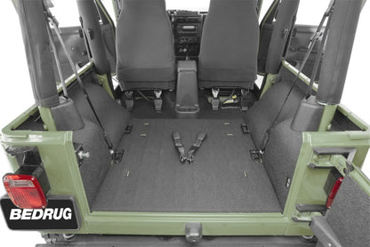 Bedrug 97-06 Jeep TJ 97-06 Rear Floor Liner 4PC Cargo Kit BTTJ97R Photo - Mounted