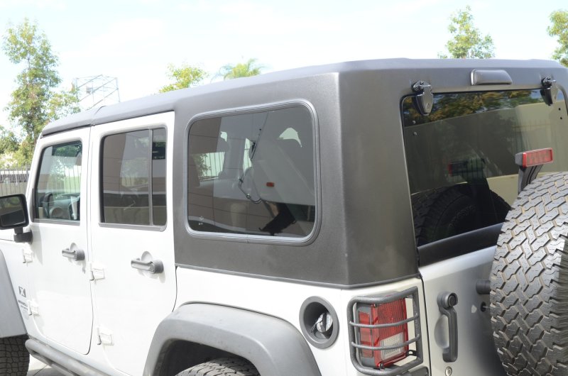 DV8 Offroad 07-18 Jeep Wangler JK Hard Top Square Back - 4 Door HT07SB42 HT07SB42 Photo - Close Up
