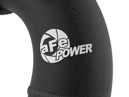 aFe 21-22 Ford Bronco L4-2.3L (t) BladeRunner Alum Hot/Cold Charge Pipe Kit - Black 46-20574-B 46-20574-B Photo - Close Up