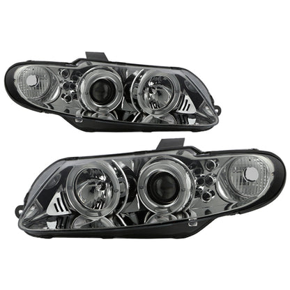 Spyder Pontiac GTO 04-06 Projector Headlights LED Halo LED Smoke High H1 Low H1 PRO-YD-PGTO04-HL-SM 5034007 5034007 User 1