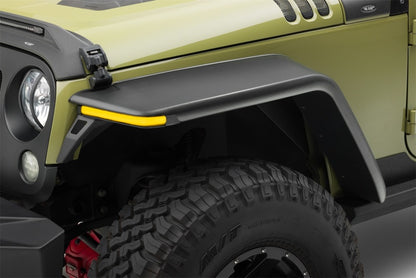 Rugged Ridge 07-18 Jeep Wrangler JK 2-Door+4-Door Unlimited Max Terrain Fender Flare Front+Rear Set 11640.56 11640.56 Photo - Mounted