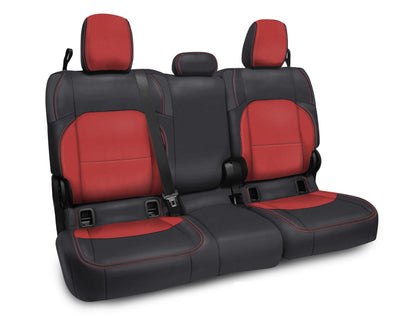 PRP Seats PRP 2020+ Jeep Gladiator JT Rear Bench Cover with Cloth Interior - Black/Red B055-05 B055-05 Photo - Primary