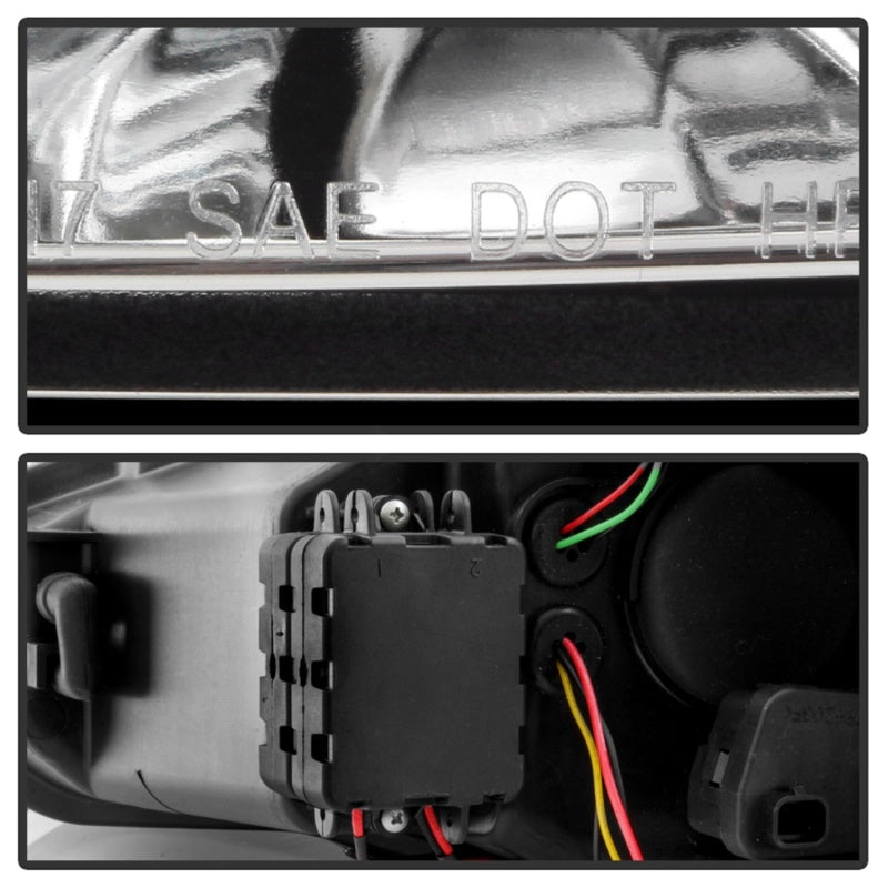 Spyder 15-18 Ford Focus Projector Headlights - Seq Turn Light Bar - Chrome PRO-YD-FF15-LBSEQ-C 5086457 5086457 Photo - Unmounted