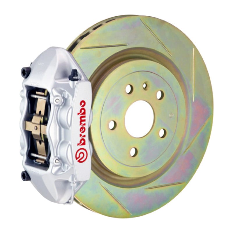 Brembo SS Rear GT BBK 4 Piston Cast 365x28 1pc Rotor Slotted Type-1-Silver 2P5.8503A3 2P5.8503A3 Photo - Primary