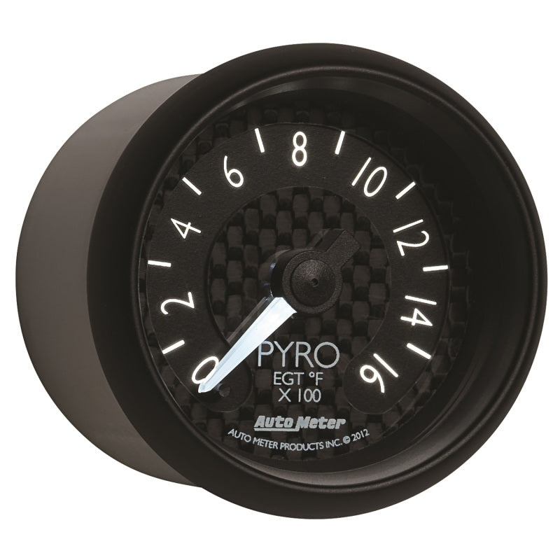 Autometer Gauge, Pyrometer (EGT), 2 1/16", 1600 deg. F, Digital Stepper Motor 8044 User 6