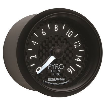 Autometer Gauge, Pyrometer (EGT), 2 1/16", 1600 deg. F, Digital Stepper Motor 8044 User 6